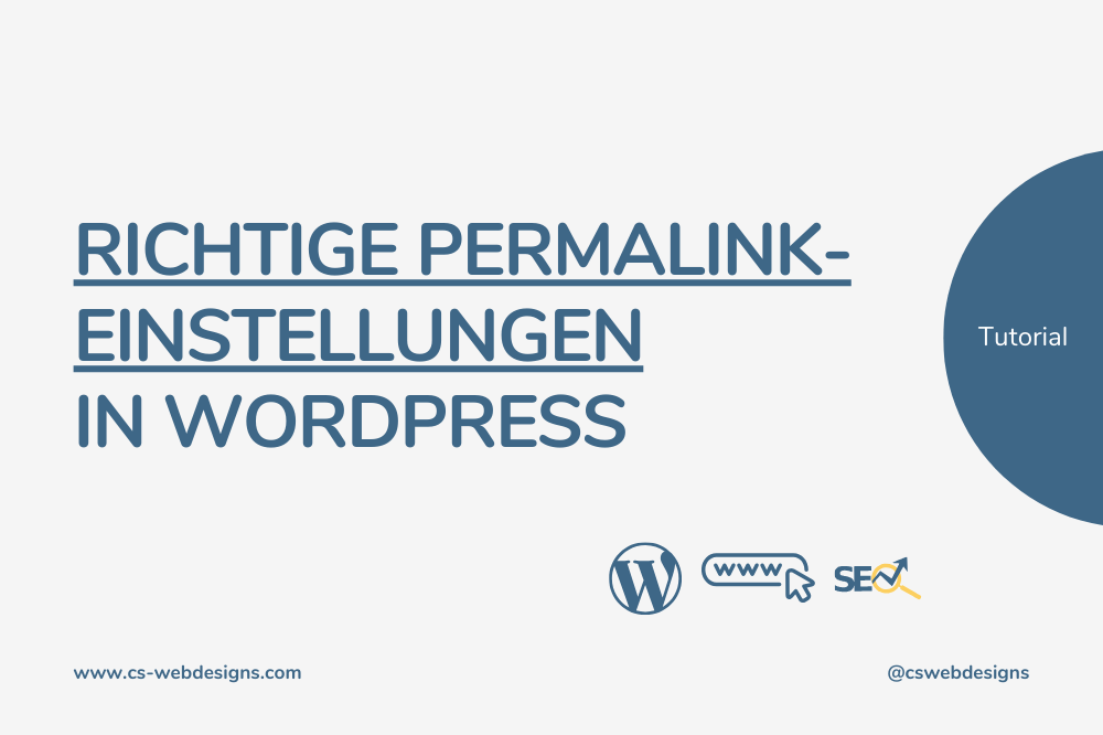 Die richtigen Permalink-Einstellungen in WordPress